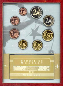 PROOFSET Nederland 2000 EURO's, Prooflike