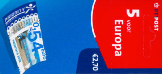 2002 Postzegelboekje no.78, Vijf voor Europa