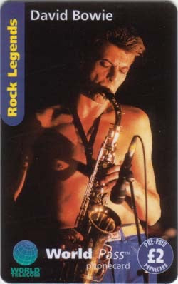 David Bowie, 2 pond kaart