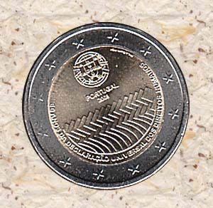 Portugal 2008 unc, 60 jr. mensenrechten