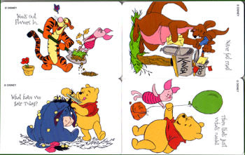 N-Zeeland, Winnie de Pooh, deel 3, 4 stuks ongebr.