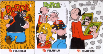 Singapore, Popeye, 3 stuks ongebruikt