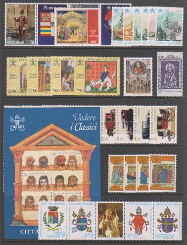 Vaticaan 1997 jaargang postfris