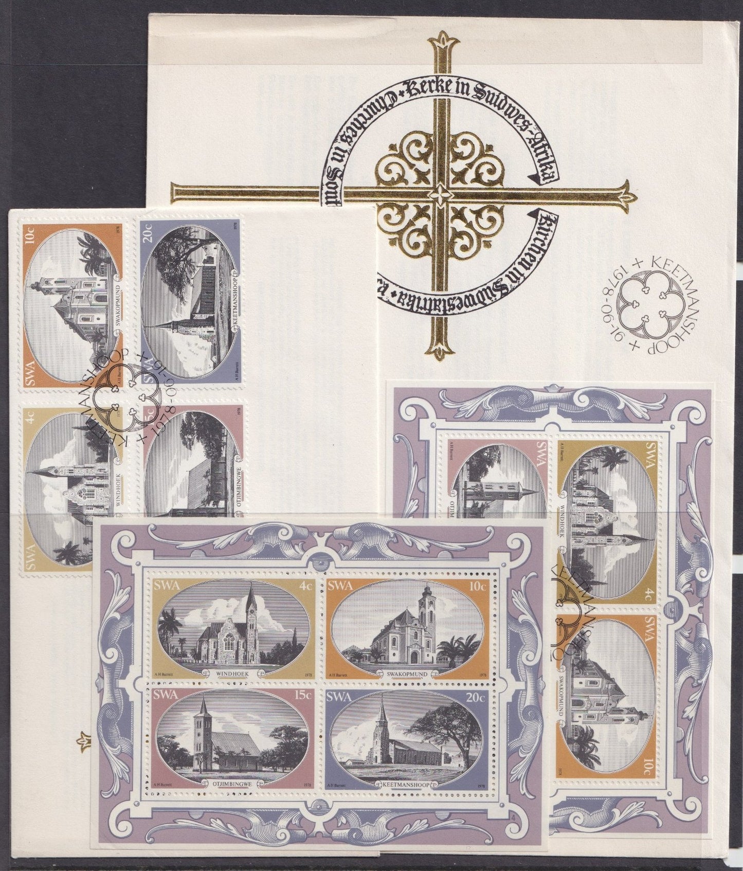 1978 Zuid-West Afrika, 2 covers en bloc