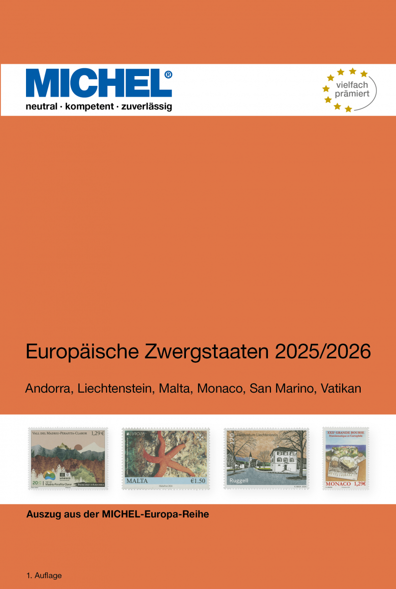 Michel Europese dwergstaatjes 2025-26, eerste uitgave