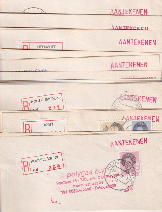 Aantekenstrookjes Nederland, 30 stuks