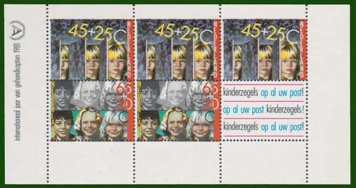 1981 Kinderzegels (blok)