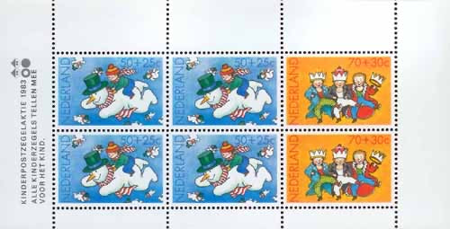 1983 Kinderzegels (blok)