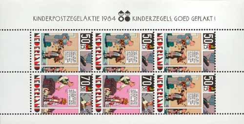 1984 Kinderzegels (blok)