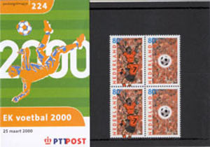 2000	Zegels uit boekje 'EK voetbal' (PB 60)
