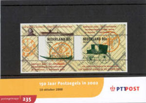 2000	Blok 150 jaar Postzegels in 2000