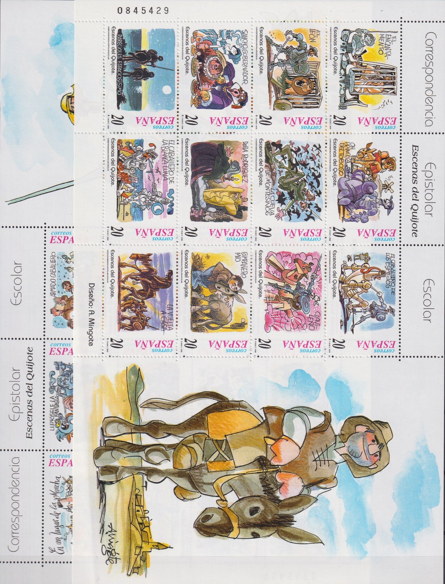 1998 Spanje postfris, z.g.a. compleet