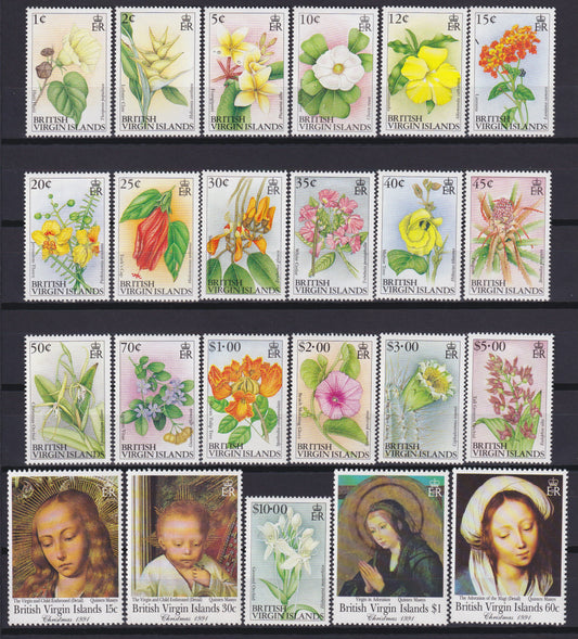 1991 Britse Maagdeneilanden, postfrisse motief series