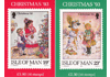 1993 Kerstmis, 2 boekjes 2,30 en 1,90