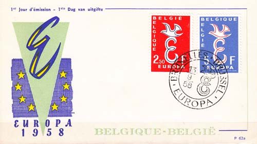 1958 Belgium - Click Image to Close