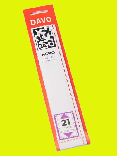 Davo Nero N21, 215 x 25 mm - Click Image to Close