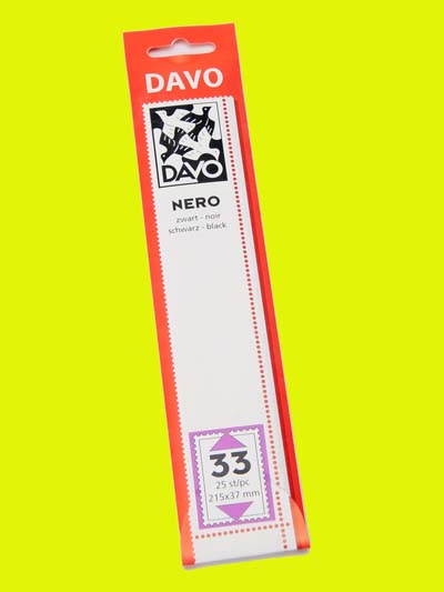Davo Nero N33, 215 x 37 mm - Click Image to Close