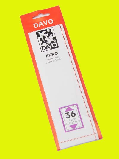 Davo Nero N36, 215 x 40 mm - Click Image to Close