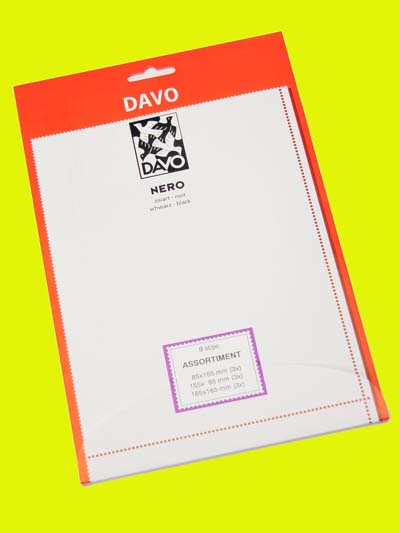 Davo Nero N09, blokken assortiment - Click Image to Close