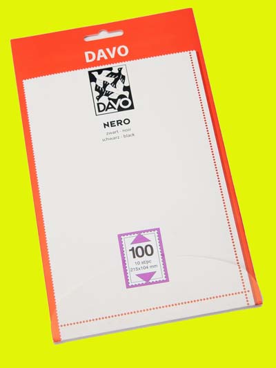 Davo Nero N100, 215 x 104 mm - Click Image to Close