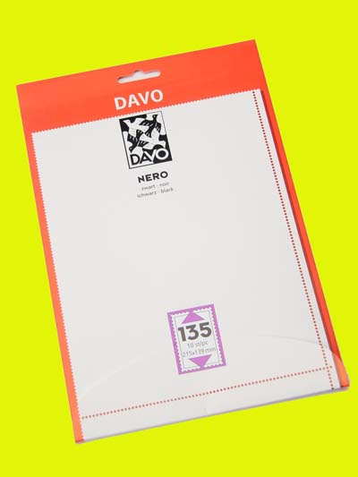 Davo Nero N135, 215 x 139 mm - Click Image to Close