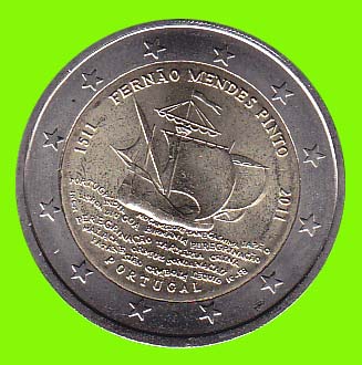 Portugal 2011 unc, Fernao Mendes Pinto - Click Image to Close