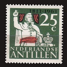 1963 Herdenkingszegel Willem I - Click Image to Close