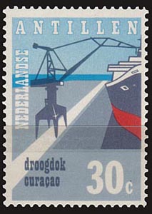 1972 Gelegenheidszegel, schip in dok - Click Image to Close