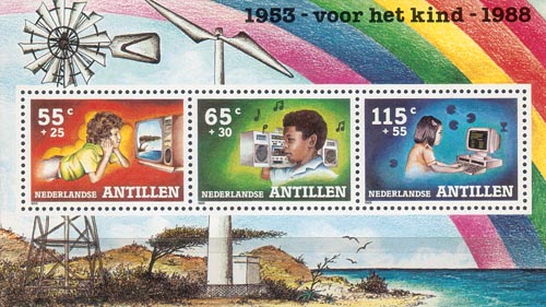 1988 Blok Kinderzegels - Klik op de afbeelding om het venster te sluiten