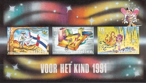 1991 Blok Kinderzegels - Klik op de afbeelding om het venster te sluiten