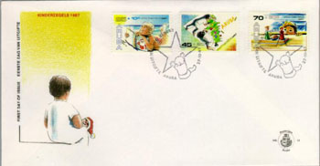 1987 Kinderzegels - Click Image to Close