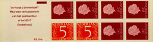 1971 Postzegelboekje no.10a - Click Image to Close