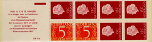 1971 Postzegelboekje no.10aF, fosfor - Klik op de afbeelding om het venster te sluiten