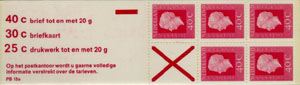 1973 Postzegelboekje no.15a - Klik op de afbeelding om het venster te sluiten