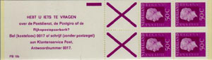 1975 Postzegelboekje no.18b - Klik op de afbeelding om het venster te sluiten