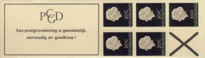 1967 Postzegelboekje no.6b - Klik op de afbeelding om het venster te sluiten
