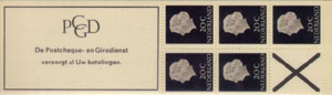 1967 Postzegelboekje no.6c - Klik op de afbeelding om het venster te sluiten