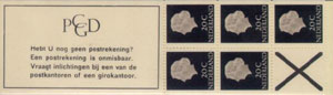 1967 Postzegelboekje no.6d - Klik op de afbeelding om het venster te sluiten