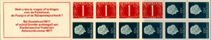 1969 Postzegelboekje no.8b - Klik op de afbeelding om het venster te sluiten