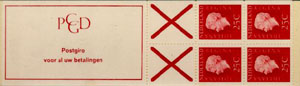 1969 Postzegelboekje no.9aF, fosfor - Klik op de afbeelding om het venster te sluiten