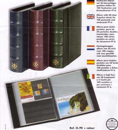 Album Leuchtturm voor Briefkaarten/Prestige boekjes - Klik op de afbeelding om het venster te sluiten
