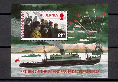 1995 Alderney, Michel no. BL 1 - Click Image to Close