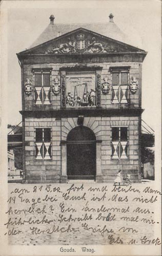 Gouda, de Waag - Klik op de afbeelding om het venster te sluiten