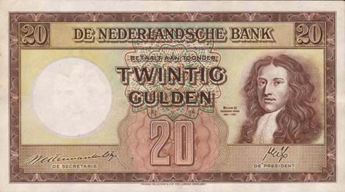 20 GLD 1945, pr. Stadh. Willem III - Click Image to Close