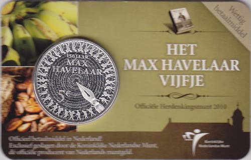 2010 Max Havelaar 5 Euro - Click Image to Close