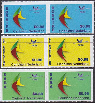 2014 Frankeerzegels, Bonaire, Saba,St.Eustatius - Click Image to Close