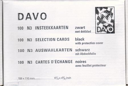Davo cards per 100, size 158 x 110 mm. - Click Image to Close