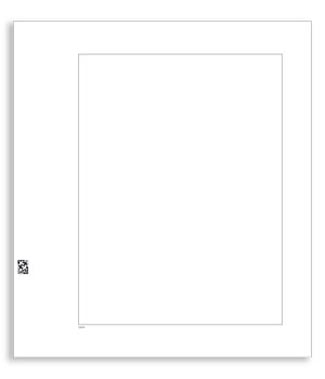 Davo blanko kader bladen Luxe per 20 stuks - Klik op de afbeelding om het venster te sluiten