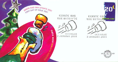 2001 Bijplakzegel - Klik op de afbeelding om het venster te sluiten