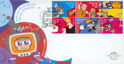 2001 Strippostzegels - Klik op de afbeelding om het venster te sluiten
